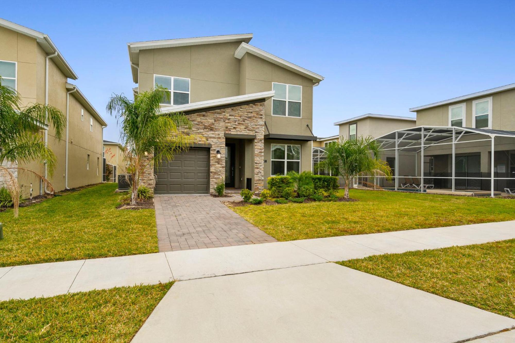 Gorgeous 5 Bd Home W Private Pool Next To Disney 基西米 外观 照片